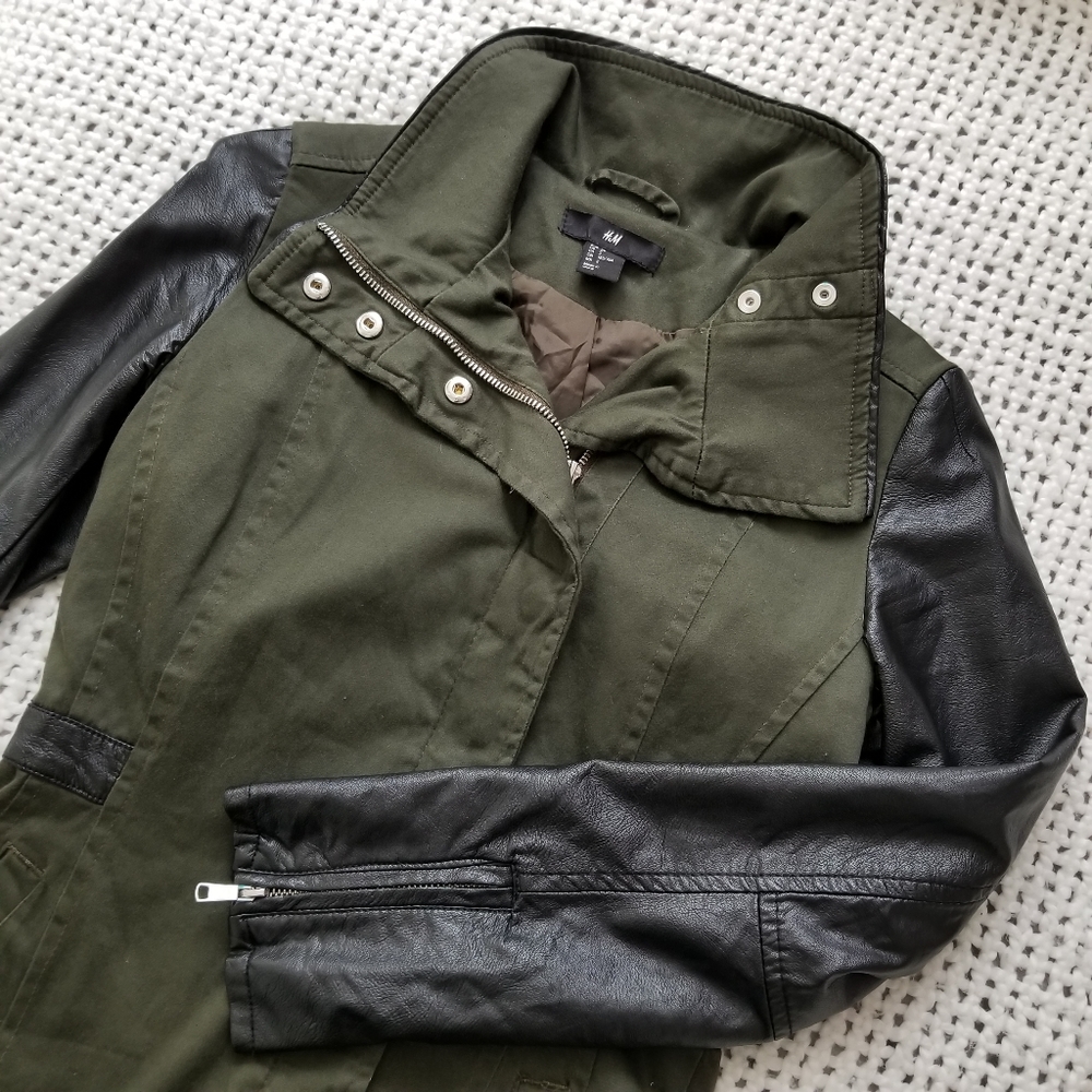 DONATED⌛ H&M moto utility jacket (XS/2)
